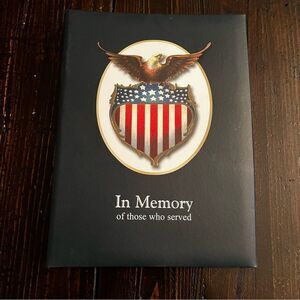 “In Memory of Those Who Served” Memorial Book (New)